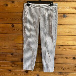 Banana Republic Avery Stripped Pant Size 2